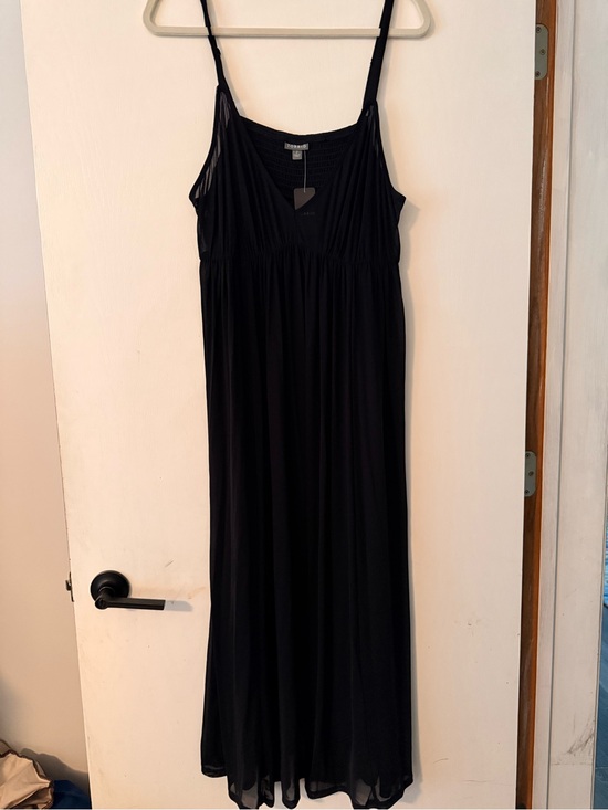 torrid Dresses & Skirts - torrid Black Maxi Cover Up Dress with Spaghetti Straps
